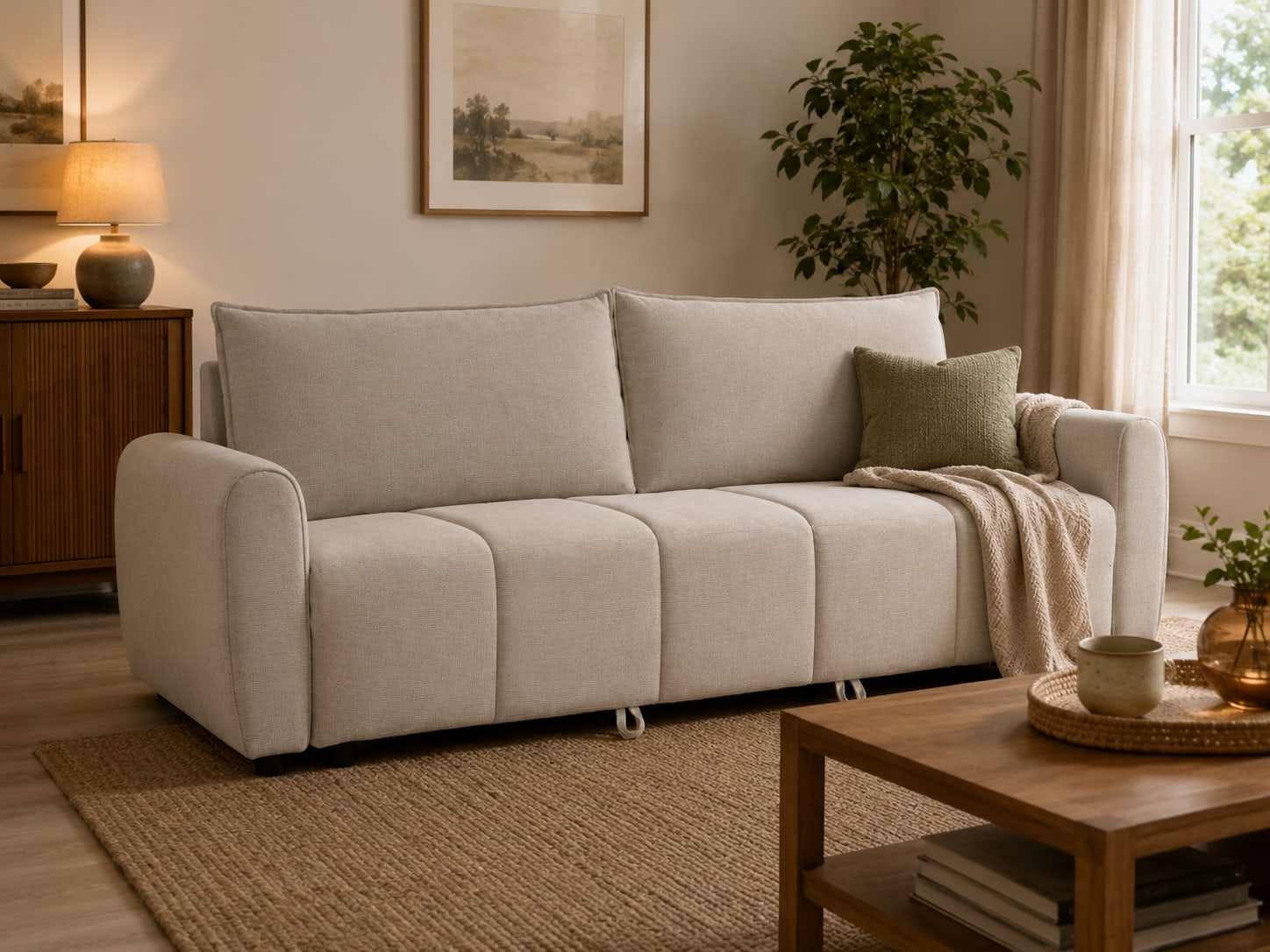 Convertible sofa designed for compact living